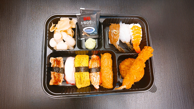 초밥카세의 차별화된 초밥도시락